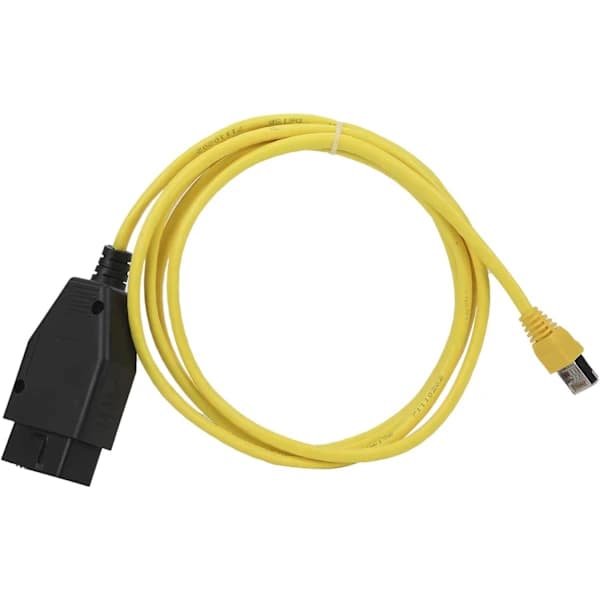 Ethernet til OBD-kabel, OBD2-kabel Ethernet til OBD-kabel ENET-interface Datakodning Diagnostikværktøj Egnet Kom,SD