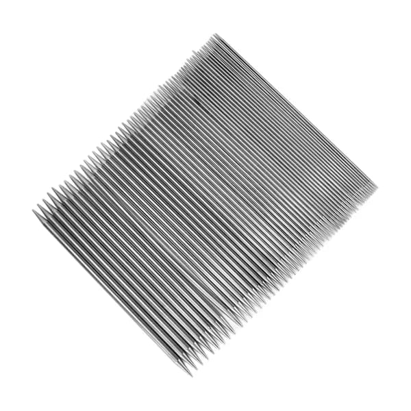 Strømpepinde, sæt med rustfri pinde 2,0 mm til 6,5 mm med præcisionsspidser og glat finish, ergonomisk design,SD