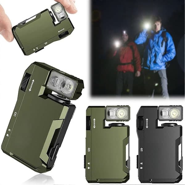G5 EDC Flashlight, 400 Lumens, 3 Modes, Rechargeable Mini Flashlight with Magnet, Mini Portable Design, Suitable for Outdoor, AB