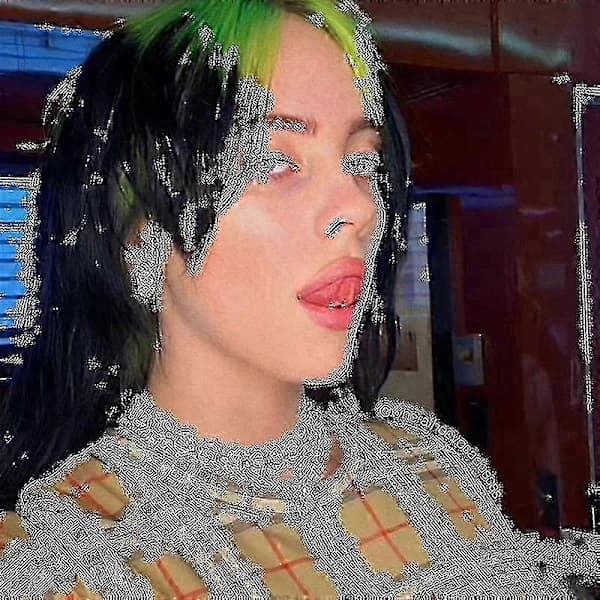Billie Eilish Halskæde til kvinder - Sølvvedhæng til Billie Eilish-fans[YJD],SD