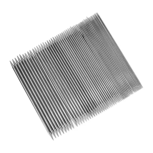 Strømpepinde, sæt med rustfri pinde 2,0 mm til 6,5 mm med præcisionsspidser og glat finish, ergonomisk design,SD