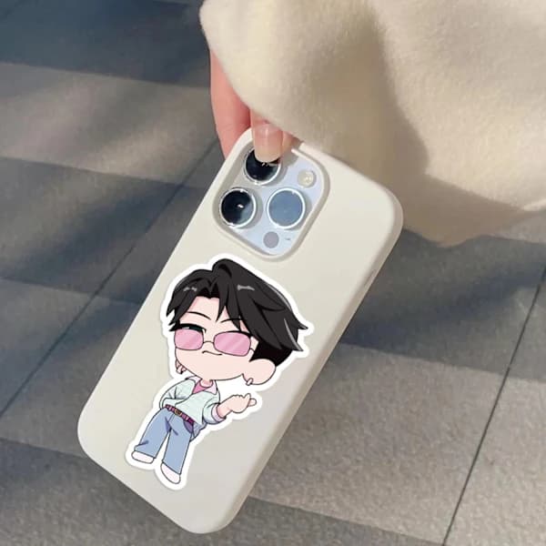 Hot 8pcs K-POP Demon Hunters DIY Stickers Face Changing Puzzle Waterproof&&,SEB
