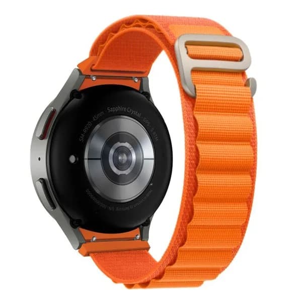 Tech-Protect Galaxy Watch 4/5/5 Pro/6/7/FE ranneke Nylon Pro Orange,SD