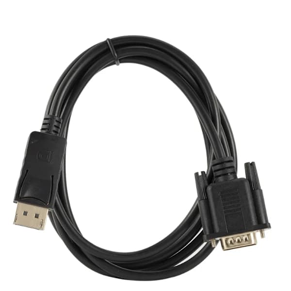 1,8 meter DisplayPort til VGA-kabel Sort 1-pak, SEB