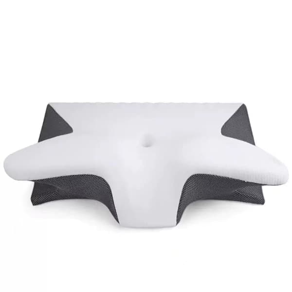 Fjärilskudde nackkudde sovkudde memory foam långsam återhämtning hotell noll tryck kudde kärna cervikal grå, SD