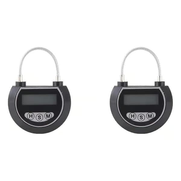 2X Elektronisk tidslås-beholder Multifunktionel tidslås-beholder til legetøj