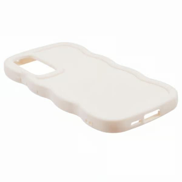 Fodral för Samsung Galaxy A15 4G/5G Vågformat stötsäkert TPU-telefonfodral White