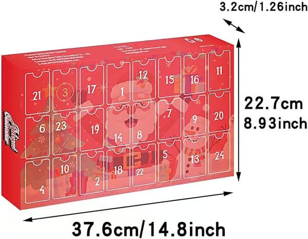 2026 Dyre-tema adventskalender for barn med 32 realistiske dyrefigurer