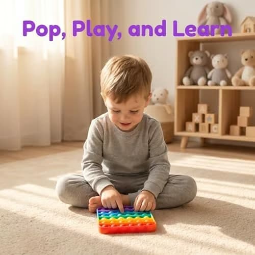 4-pack Rainbow Pop it Fidget-leksak, stressavlastare, push-sensoriska leksaker, Pop Fidgets-pack för kalas för barn och vuxna, presenter för stresslindring Rainbow 4pcs