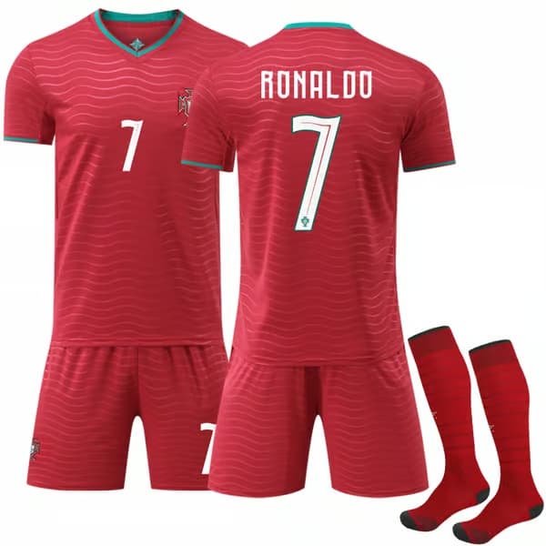 Portugalin kotipelipaita jalkapallovaate nro 7 Ronaldo 2026 World Cup 20