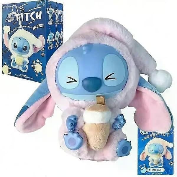Miniso Stitch Eat Something Before Sleep -sarjan yllätyslaatikko E
