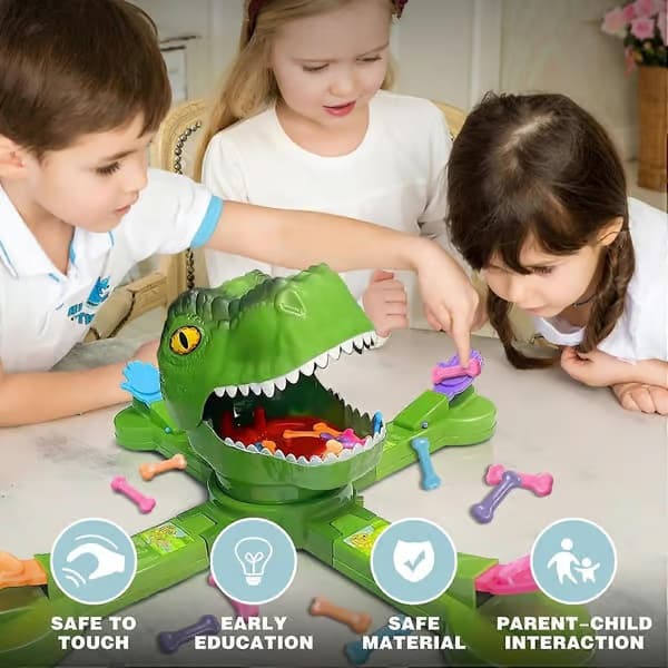 Fodrings-vanvidssjov: Elektrisk dinosaur-knoglekamp - Multiplayer-action