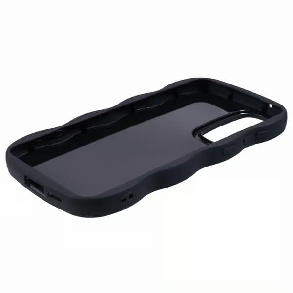 Fodral för Samsung Galaxy A15 4G/5G Vågformat stötsäkert TPU-telefonfodral Black