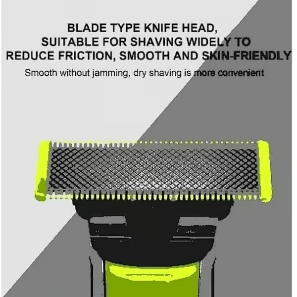 2-pack kompatibla blad för Philips OneBlade/OneBlade Pro - hållbara ersättningsblad för herrtrimmer för ansikte och kropp 2-pack 2pack
