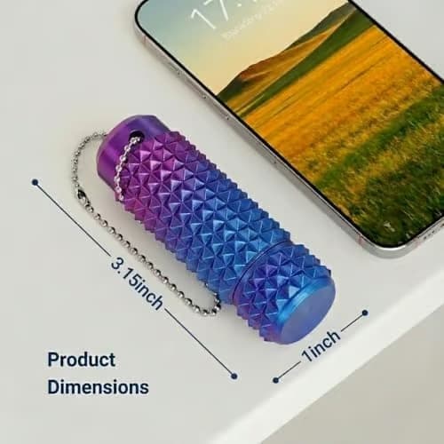2-pack 3D-printade spikiga fidget-leksaker för vuxna, smärtstimulerande fidget-leksak, 360° roterbar sensorisk fidget-roller för stresslindring