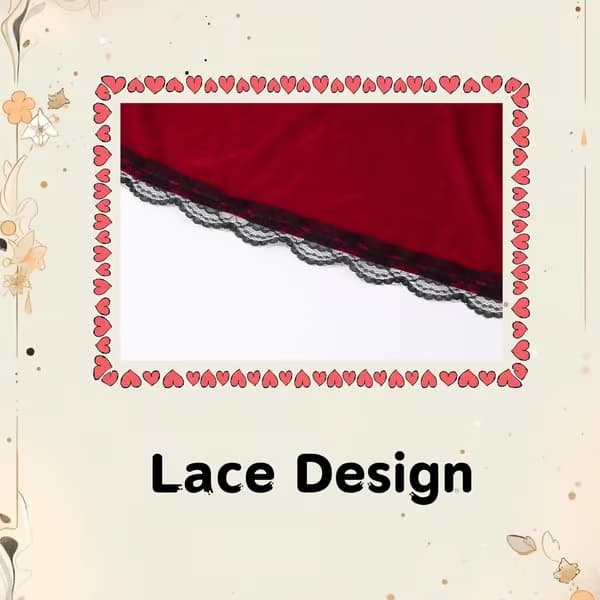 Rød fløjls-kappe som Rødhætte til Halloween & Cosplay Red+black edge 80CM