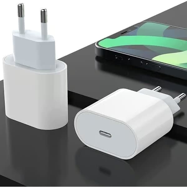 3 kpl iPhone-laturi-pikalaturi-adapteri + 2 m kaapeli 20W USB-C valkoinen 3 kpl iPhone (NT) 3-pack USB-C