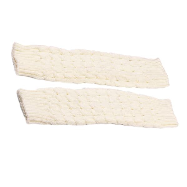 1/2/3/5 Varme og stilfulde strikkede benvarmere til cosplay og hvid 42cm white 42cm 1Set
