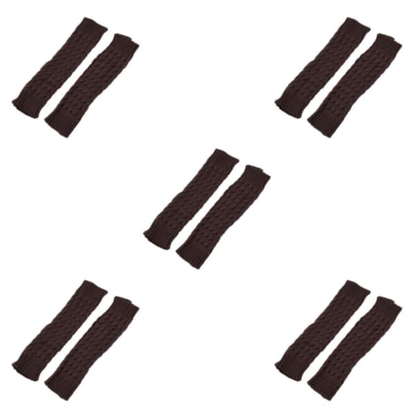 1/2/3/5 Varme og stilfulde strikkede benvarmere til cosplay og kaffe 42cm coffee 42cm 5Set