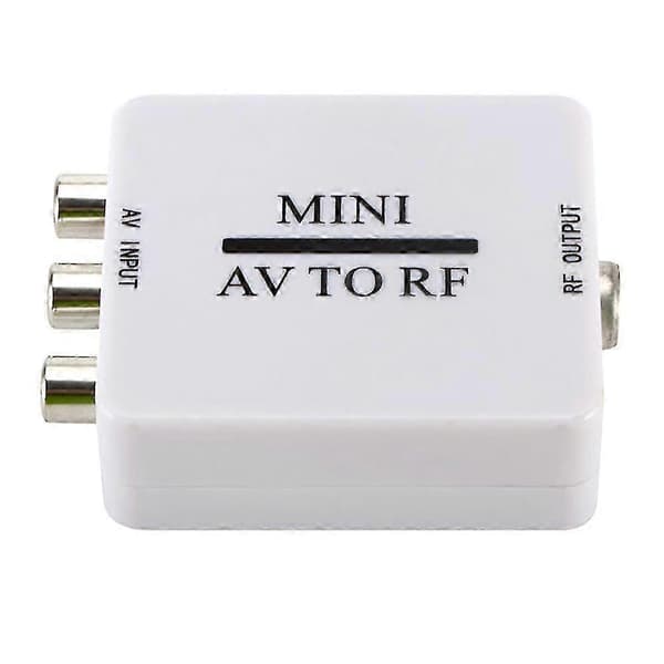 AV til RF-konverter med RF 67,25 MHz 61,25 MHz frekvens til TV VHS DVD