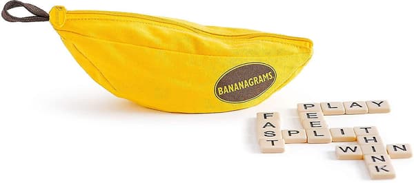 Banangram | Ordspel | Ålder 7+ | 1-8 spelare | 15 minuters speltid