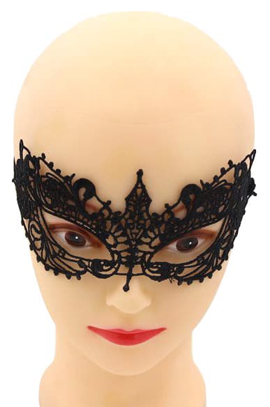 Sort Øjenmaske - Glamourøs & Sensuel Sort Black one size