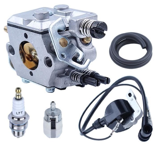 Förgasare med tändspole-kit Passar Husqvarna 50 51 55 Rancher Motorsåg Rancher WT-170-1 WT-170 503281504 Carb