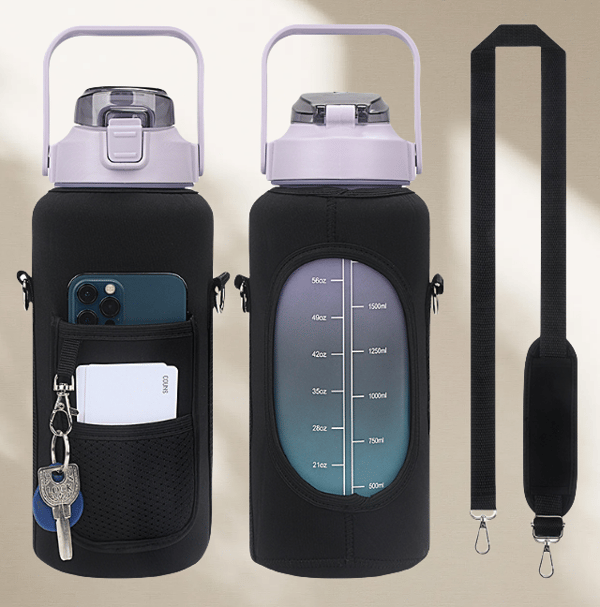 Half Gallon Water Bottle Sleeve Insulated Water Bottle Bag