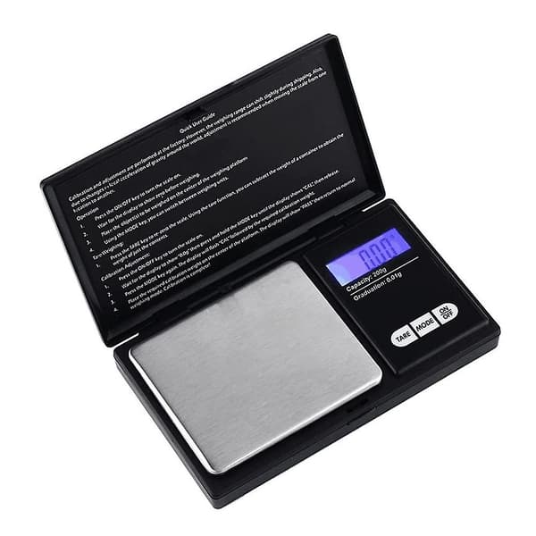 100G-0.01G Elektronisk Vektskål Mini Vektskål Elektronisk Måler Vektskål Bordvekt Kjøkken
