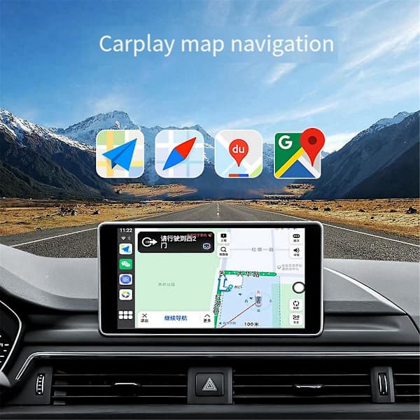 Langaton Carplay-sovitin Android Auto 2-in-1 Smart Dongle 5G WIFI Android-puhelinjärjestelmän multimediaan