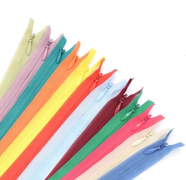100 stk. 40 cm Flerfarvede Nylon Spirallynlåse til Syning og Håndarbejde