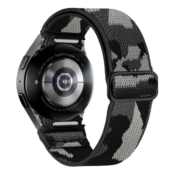 Samsung Galaxy Watch 6-rem med justerbart spænde Kamouflage Camouflage
