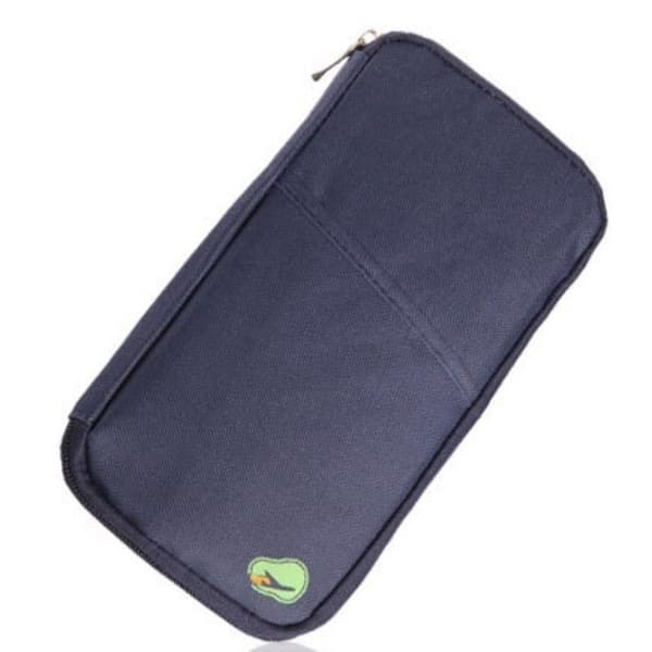 Pasholder - Etui / Pung til Pas & Rejse - Rejseetui Dark blue Mörkblå