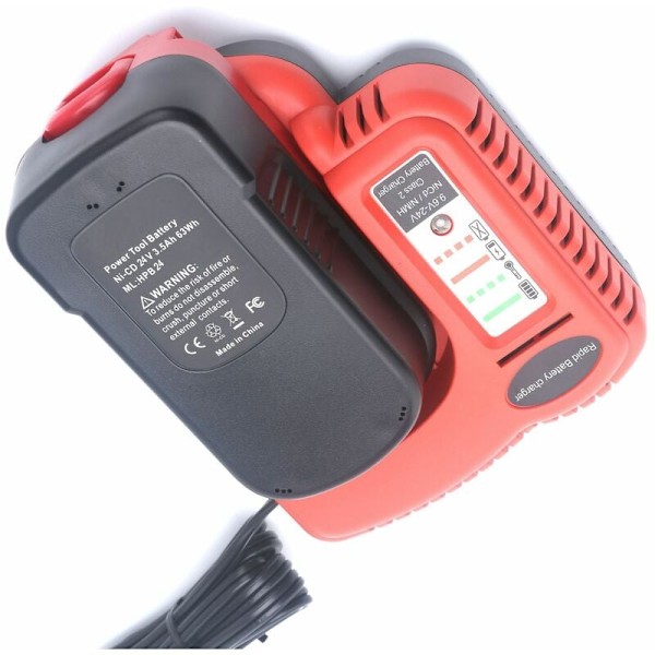 För Black & Decker BDFC240 9.6V-24V Elverktyg Nimh Nicd Batteriladdare