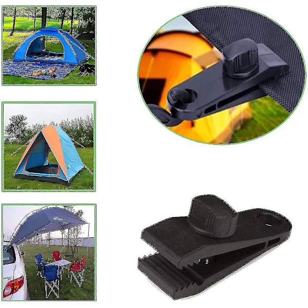 Presenning Clips Multifunktionell Presenning Clips Markis klämma för utomhustält camping markis 12 stycken