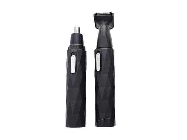 2-i-1 Genopladelig Næsehårs- / Ørehårstrimmer / Trimmer black