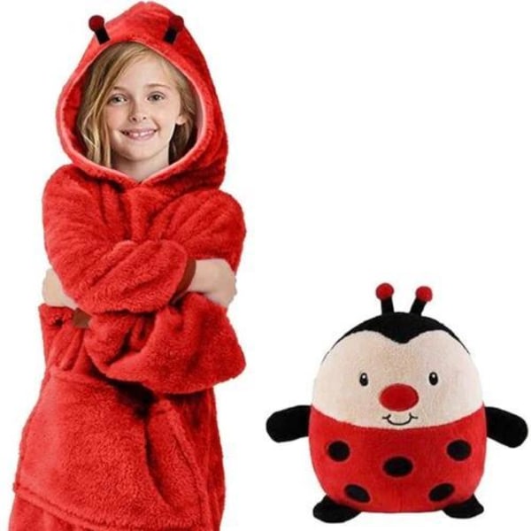Squishmallows Kramgo Hoodie Kudde Röd one size Red Red Blå apa
