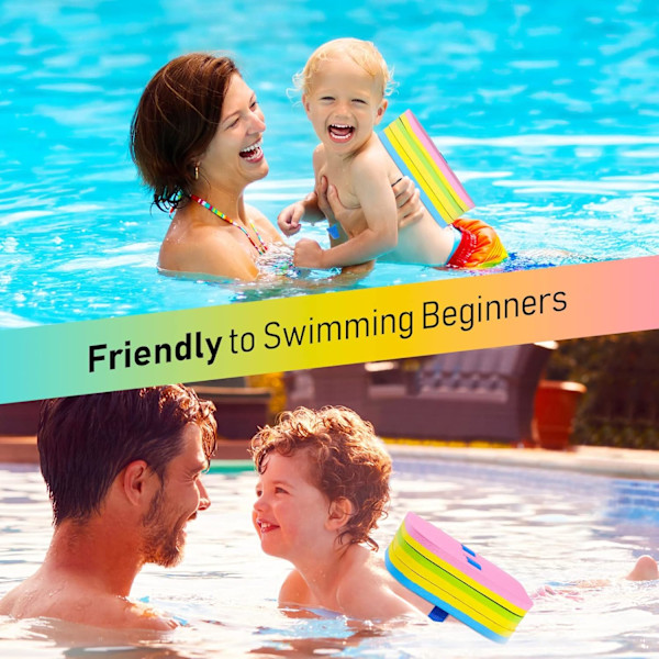 Ryggflyt Swim Bubble Ryggflyt för barn Justerbar 3 lager Simbälte Bubble Swim Bubble Ryggflyt