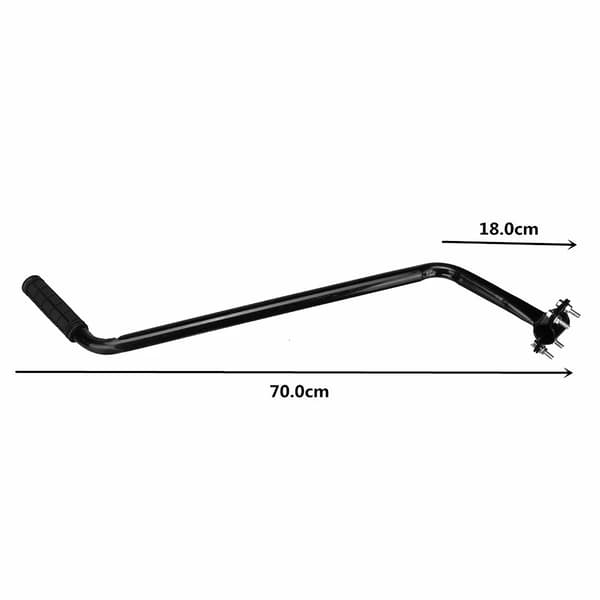 Cykelstång - Hjälphandtag till Cykel Black Svart
