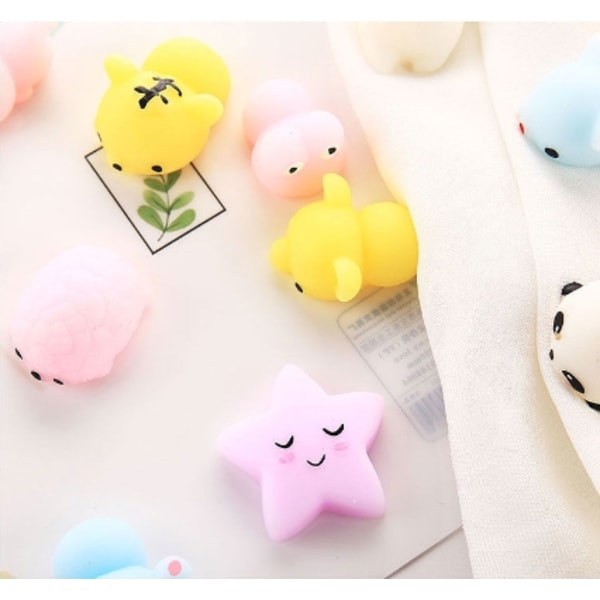 100 Modeller Klemlegetøj Mini SYDSange Farve Squishy Søde Dyr - Perfekt