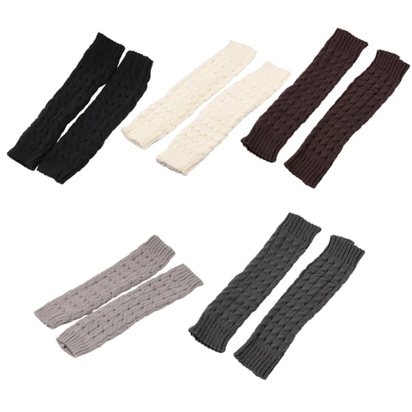 1/2/3/5 Varme og stilfulde strikkede benvarmere til cosplay og kaffe 42cm coffee 42cm 1Set
