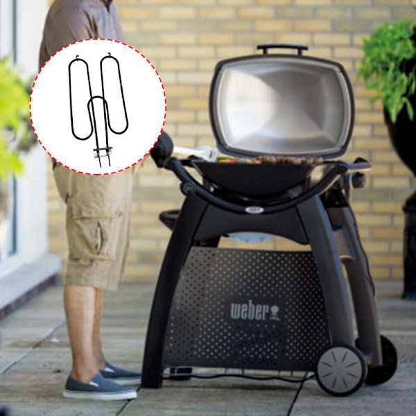 Weber Q 240/2400 Grill Brännarrör Ersättning - För Modell 66816 70127 For Q 240/2400