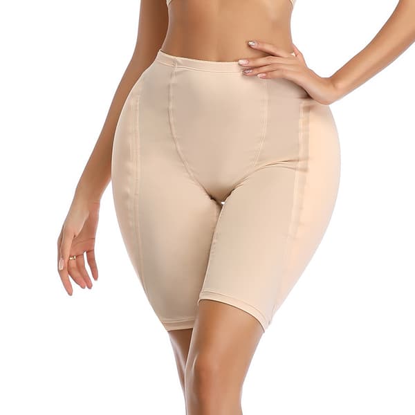 Dame Rumpeløft Puder til Større Numseforstærker Shapewear gul yellow XXL