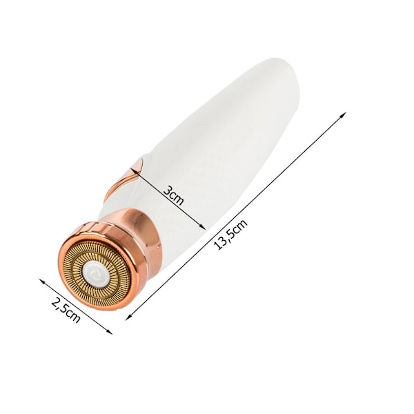 Epilator / Barbermaskin for ansikt og kropp White Vit