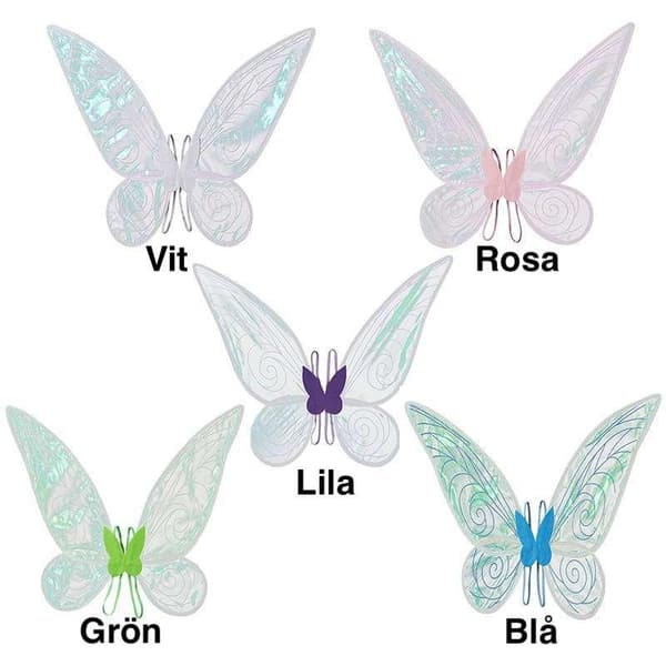 Fairy Wings Dress-Up - Alv - Fevingar - Halloween Grön