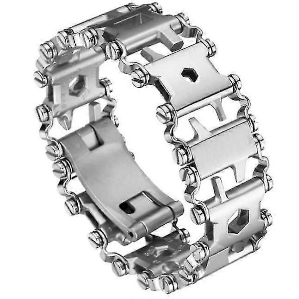 Multifunktionellt Verktygsarmband Silver