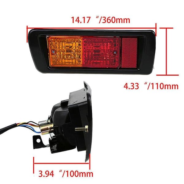 Bagkofanger refleksbremselys til Land Cruiser Prado (90) 97 98