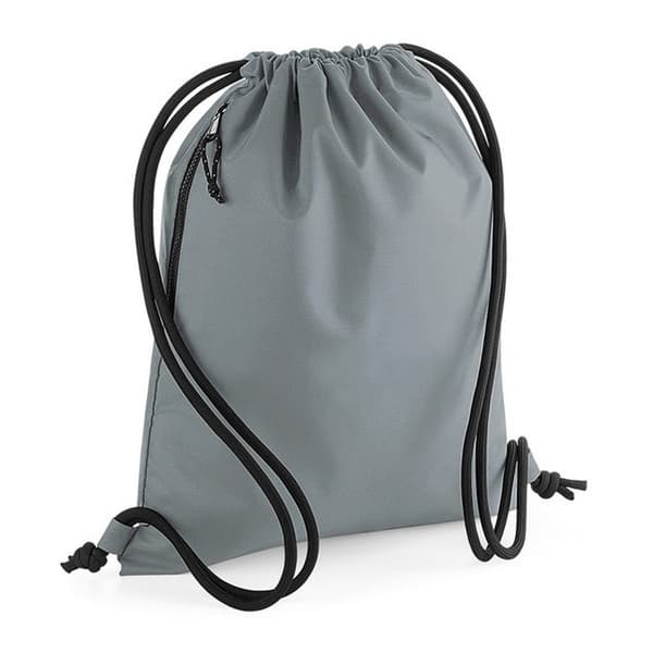Bagbase Unisex Voksen Resirkulert Snøreveske Grå Grey Grey One Size