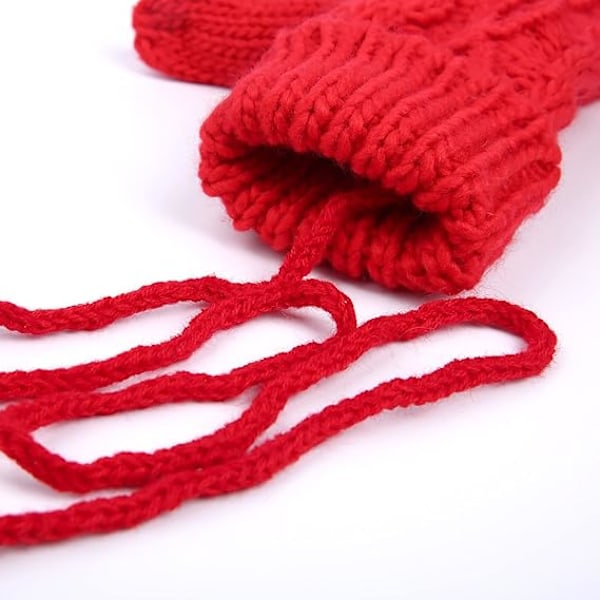 Damhandskar Vantar,Vintervarma handskar Heat Weaver Cable Knit, Damhandskar Värmehållare Dam Tjock Fleece Fodrad Isolerad Varmstickad Vinter