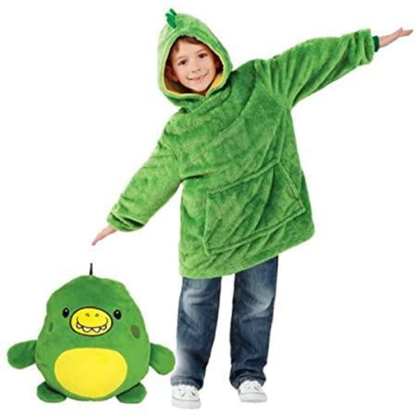 Squishmallows Kramgo Hoodie Kudde Röd one size Gree Green Vit Panda